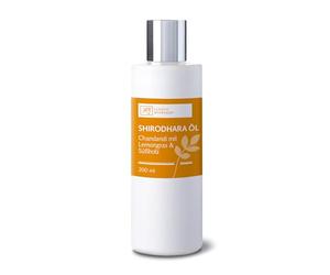 Classic Ayurveda - Shirodhara aceite Chandandi con hierba de limón y regaliz - 200 ml - Aceite ayurvédico para la frente con hierbas naturales