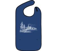 Classic Bib Designs Babero reutilizable para adultos - Unisex - Ideal para comer con bolsillo recogemigajas - Protege la ropa y se puede lavar a máquina