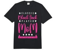 Classic Blackjack Jugador Mamá El Juego De Cartas Blackjack Clásico Comfort Colors Adult Heavyweight T-Shirt