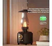 Classic Bluetooth Speaker Atmosphere Light Shocking Bass Sound Box Music Player Support TF Card USB AUX Home Speaker