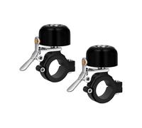 Classic Brass Bicycle Horn, Loud Sound for Road and Mountain Bikes, Great Accessories for Cycling, 2 Pack