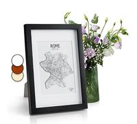 Classic by Casa Chic Paspartú para Foto 15x20, A4, Negro, Anchura del marco 2cm