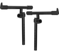 Classic Cantabile 2 Soporte de teclado KSD-400Pro MK II, altura ajustable en 7 posiciones, inclinación regulable con articulación dentada, profundidad 34 cm, soporta hasta 30 kg, color negro.