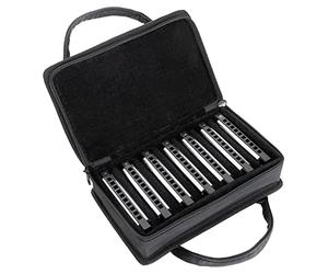 Classic Cantabile AHBS-7 Alabama Blues Harmonica Set de 7, Afinaciones: C
