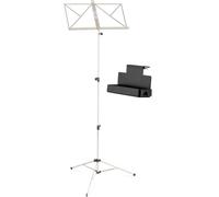 Classic Cantabile Atril Light Niquel Set con Repisa de Almacenamiento