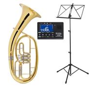 Classic Cantabile Brass TH-33 Set de Tenorhorn, Afinación Bb, Cuerpo: latón