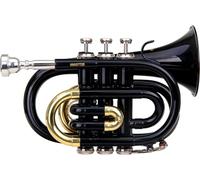 Classic Cantabile Brass TT-400 Trompeta De Bolsillo Bb Negra, Calibre: 11