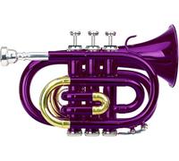 Classic Cantabile Brass TT-400 Trompeta De Bolsillo Bb Violeta, Calibre: 11