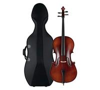 Classic Cantabile Brioso Set De Cello 4/4 (Violoncelo 4/4, tapa de pícea maciza, fondo y aros de arce flameado, incluye maleta ligera con ruedas y arco)