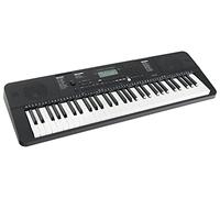 Classic Cantabile CPK-203 Keyboard - 61 teclas con sensibilidad al tacto - 480 sonidos y 160 ritmos de acompañamiento - Conexiones para auriculares, micrófono y pedal de sustain - Negro