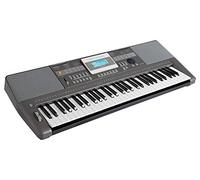 Classic Cantabile CPK-303 Keyboard - 61 teclas con sensibilidad al tacto - 508 sonidos y 180 ritmos de acompañamiento - Conexiones para auriculares y pedal de sustain - gris