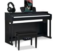 Classic Cantabile DP-220 SM E-Piano 88 teclas contrapesadas con martillo. Incluye banco, auriculares, escuela de piano. Funciones Layer, Split, Twinova y 3 pedales.