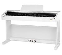Classic Cantabile DP-A 310 SM E-Piano de 88 teclas, teclado/acompañamiento automático, mecanismo de martillo, 500 sonidos, conexión para auriculares y USB, color blanco mate.