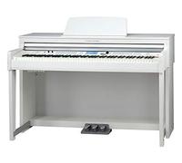 Classic Cantabile DP-A 610 Digital-Piano (88 teclas con mecanismo de martillo, sensor triple, 1200 voces, 230 estilos, Bluetooth, 38 efectos, simulación de damper, 3 pedales) Blanco mate