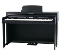 Classic Cantabile DP-A 610 Digital-Piano (88 teclas con mecanismo de martillo, sensor triple, 1200 voices, 230 estilos, Bluetooth, 38 efectos, simulación de amortiguador, 3 pedales) Negro mate
