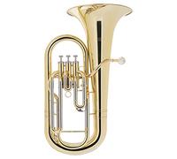 Classic Cantabile EU-1030L Euphonio - Euphonio lacado en Bb - De latón - Diámetro de la perforación: 14,4 mm - Campana Ø: 300 mm - Válvulas de acero inoxidable - Incluye estuche rígido
