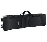 Classic Cantabile Funda Para Teclado G2 - con ruedas trolley - 138 x 36,5 x 17 cm - 2 bolsillos exteriores grandes - negro