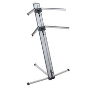 Classic Cantábile Soporte de teclado plata doble KS-100