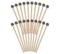 Classic Cantabile MG2218F Baquetas Para Glockenspiel 10 Pares | Cabeza Redonda De Fieltro, Mango De Arce, Longitud Total: 22 cm, Diámetro De La Cabeza: 18 mm, Diámetro Del Mango: 6 mm