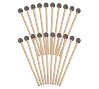 Classic Cantabile MG2220F Baquetas para Glockenspiel, 10 pares, cabeza redonda, mango de arce, 22 cm, diámetro 20 mm, aptas para instrumentos Orff y percusión.