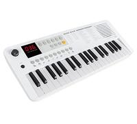 Classic Cantabile MINI-37 Teclado - 37 Mini-teclas - Alimentación por USB-C o pilas - 100 sonidos y ritmos - USB-MIDI - Altavoz y salida de auriculares - blanco-gris