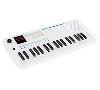 Classic Cantabile MINI-37 Teclado blanco-azul, 37 mini teclas, 100 ritmos