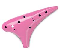Classic Cantabile Ocarina Rosa, Material plástico resistente, 12 tonos