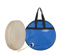 Classic Cantabile SD-16 Tambor Chamánico 16" Set con Bolsa - Cubierto con piel de cabra - Diámetro: 41 cm - Profundidad: 7 cm - Efecto estimulante - Con soporte - Incluye mazo y bolsa