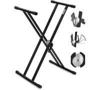 Classic Cantabile Soporte de teclado doble reforzado