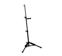 Classic Cantabile Soporte para Violín VS-10 (estructura de 3 patas, soporte para arco, gancho colgante y patas acolchadas, gancho con cierre de seguridad) negro