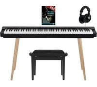 Classic Cantabile SP-316 Stage Piano Home Set Negro, 20 voces, 20 ritmos