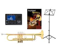 Classic Cantabile TR-30L Trompeta (Si bemol) Set de con metrónomo y atril