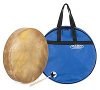 Classic Cantabile TSD-18 Tambor Chamánico Tradicional con Piel de Caballo 18" Set con Bolsa - Diámetro: 46 cm - Profundidad: 8 cm - Efecto Estimulante - Con Asa De Sujeción - Incluye Baqueta y Bolsa