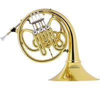 Classic Cantabile WH-30GD MardiBrass Cuerno Francés Bb plástico dorado, con boquilla y funda mochila. Para principiantes y profesionales. Resistente al clima y agua, ligero y estable.