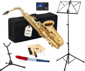 Classic Cantabile Winds AS-450 Saxofón Alto en Eb Set de Inicio, Peso: 2