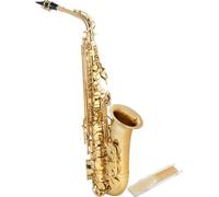 Classic Cantabile Winds AS-450 Saxofón Alto en Es - Afinación Eb - Llave de Fa sostenido alta - Set ahorro incl. 10 cañas para saxofón