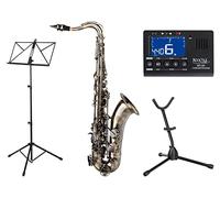 Classic Cantabile Winds TS-450 Antique Yellow SET de Saxofón Tenor (latón, acabado vintage, llave de fa aguda, estuche, soporte, afinador, metrónomo, atril)
