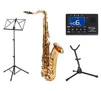 Classic Cantabile Winds TS-450 Bb Set de Saxofón Tenor, Barniz transparente