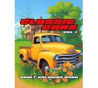 CLASSIC CARS Vol 1: ADULT COLORING BOOK
