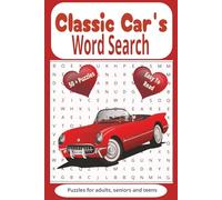 Classic Car's Word Search Puzzle Book