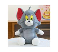 (Classic Cat,45 CM )Tom y Jerry Personaje de Fútbol Juguete de Peluche Cojín Almohada Regalos Sala de Juegos Decoración