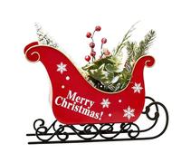 Classic Christmas Sleigh Decorations,Sleigh Ornament,3D Hollowed Pendant | Family Decor Holiday For Indoor Festival Family Holiday Outdoor Home Party Gathering Men Women