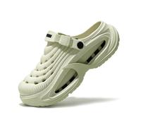 Classic Clog for Men & Women, Breathable Platform Clogs with Cushioned EVA Sole for Pool Garden Indoor Outdoor (Green,44)