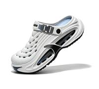 Classic Clog for Men & Women, Breathable Platform Clogs with Cushioned EVA Sole for Pool Garden Indoor Outdoor (White,36)