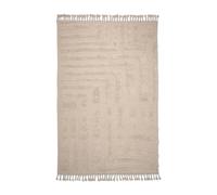 Classic Collection Alfombra de lana Field 250x350 cm Natural Beige