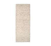 Classic Collection Alfombra de lana Merino 80x250 cm beige natural