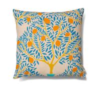 Classic Collection Funda de cojín Lemon Garden 50x50 cm Azul