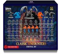 Classic Creatures Set 1 - Miniaturas Esenciales de Monstruos DND a Granel - 65 miniaturas a Escala de 28 mm Minatures Dungeons and Dragons Minis D&D Figuras en Miniatura
