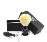 Classic - Cuchillas de afeitar completo Kit de afeitado con brocha de tejón brocha de afeitar (no incluido)