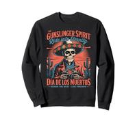 Classic Día de los Muertos Espíritu Gunslinger Mexicano Sudadera